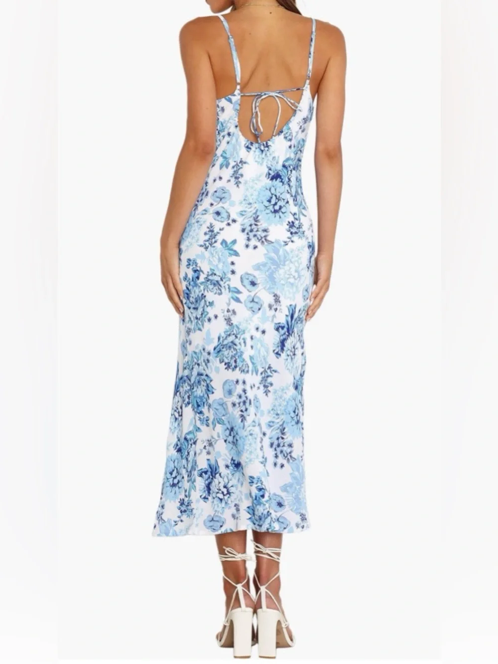 Petal And Pup Yelena Dress Blue Floral Print Size US 8 - Picture 2 of 8